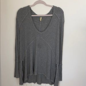 •Free People• V Neck Thermal